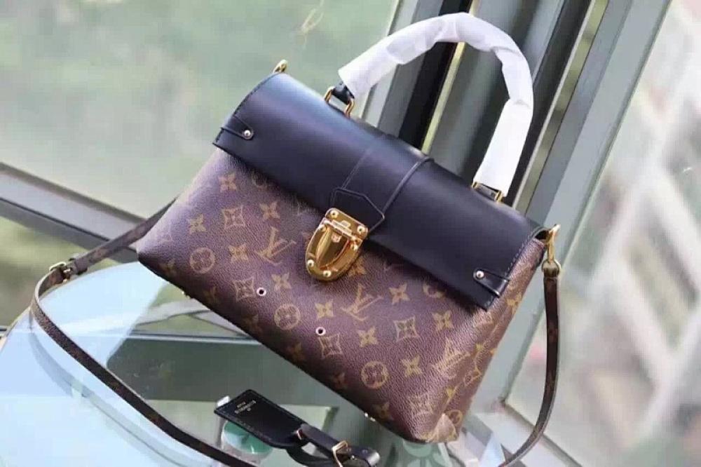 Leather Top Handle Bag