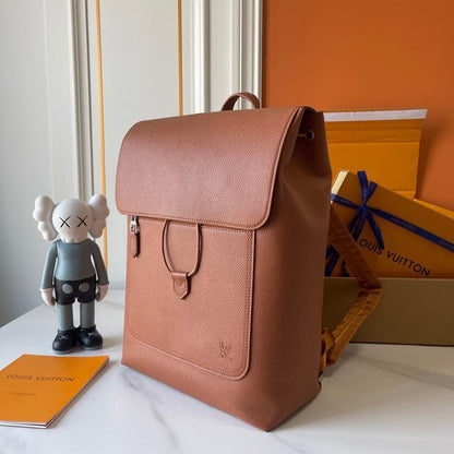 Elegant Stylish Quilted Leather Backpack