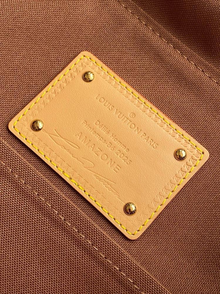 Italian-Inspired Stylish Monogram Leather Crossbody Bag