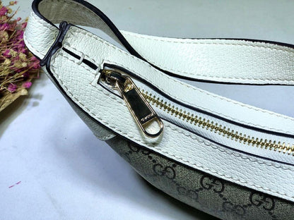 Modern Luxury Brown Leather Shoulder Bag