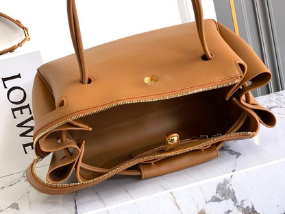 Elegant Gold Calfskin Bag – Limited Edition