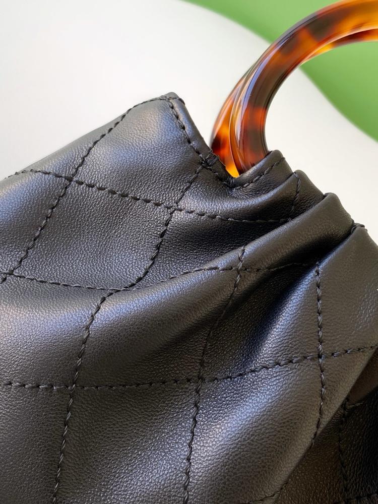 Leather Top Handle Bag