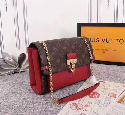 Luxury Refined Monogram Calfskin Shoulder Bag