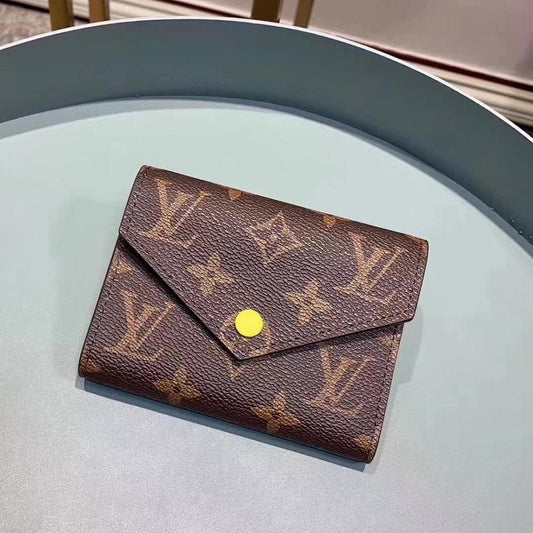 Classic Elegant Monogram Leather Wallet