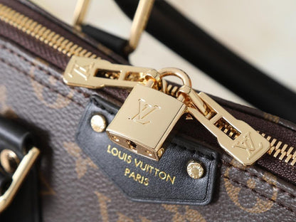 Alma Monogram Calfskin Top Handle Bag