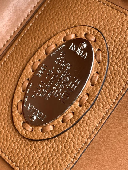 Leather Top Handle Bag