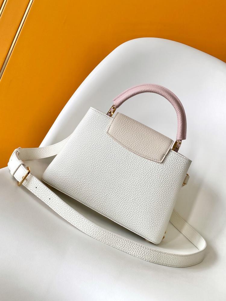 Monogram Leather Top Handle Bag