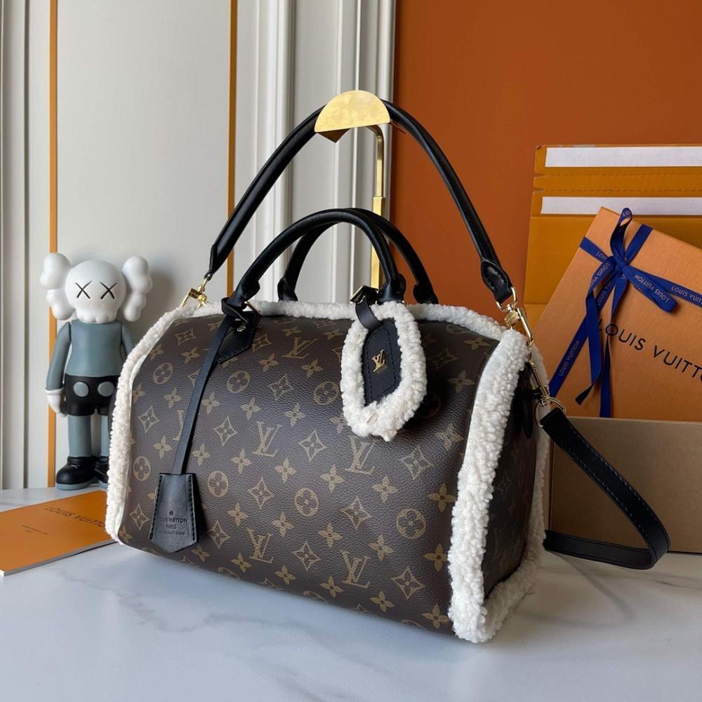 Classic Premium Monogram Lambskin Top Handle Bag