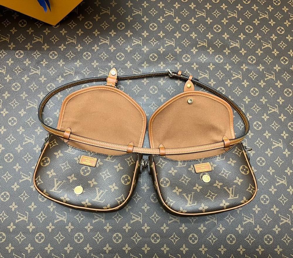 Luxury Stylish Monogram Calfskin Shoulder Bag
