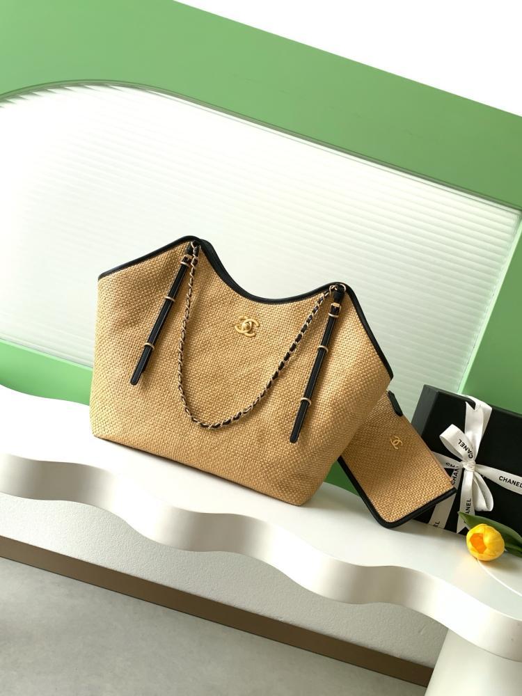 Woven Leather Tote Bag