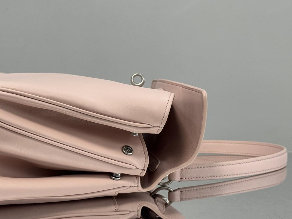 Leather Top Handle Bag