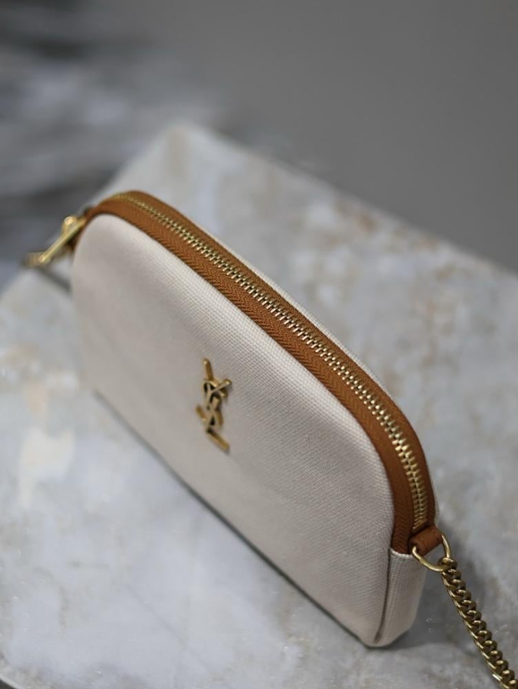 Stylish Refined Gold Lambskin Top Handle Bag
