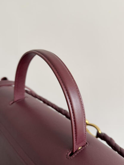 Woven Top Handle Bag