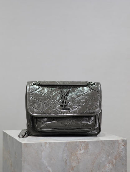 Leather Top Handle Bag