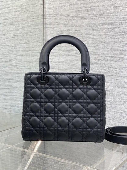 Lambskin Top Handle Bag