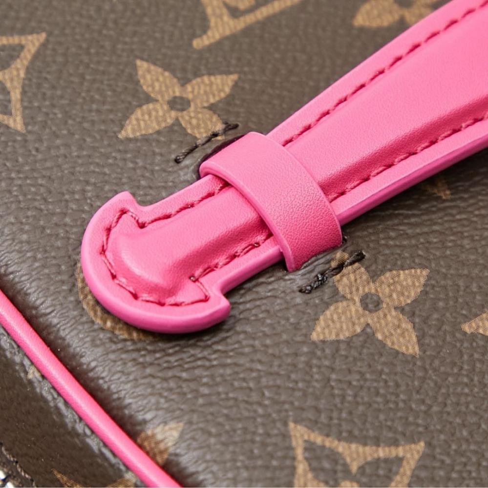 Luxury Stylish Monogram Leather Top Handle Bag