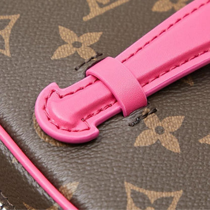 Luxury Stylish Monogram Leather Top Handle Bag