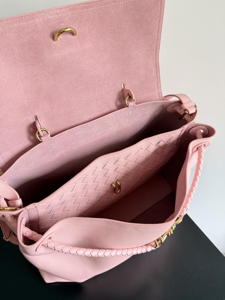 Gold Top Handle Bag