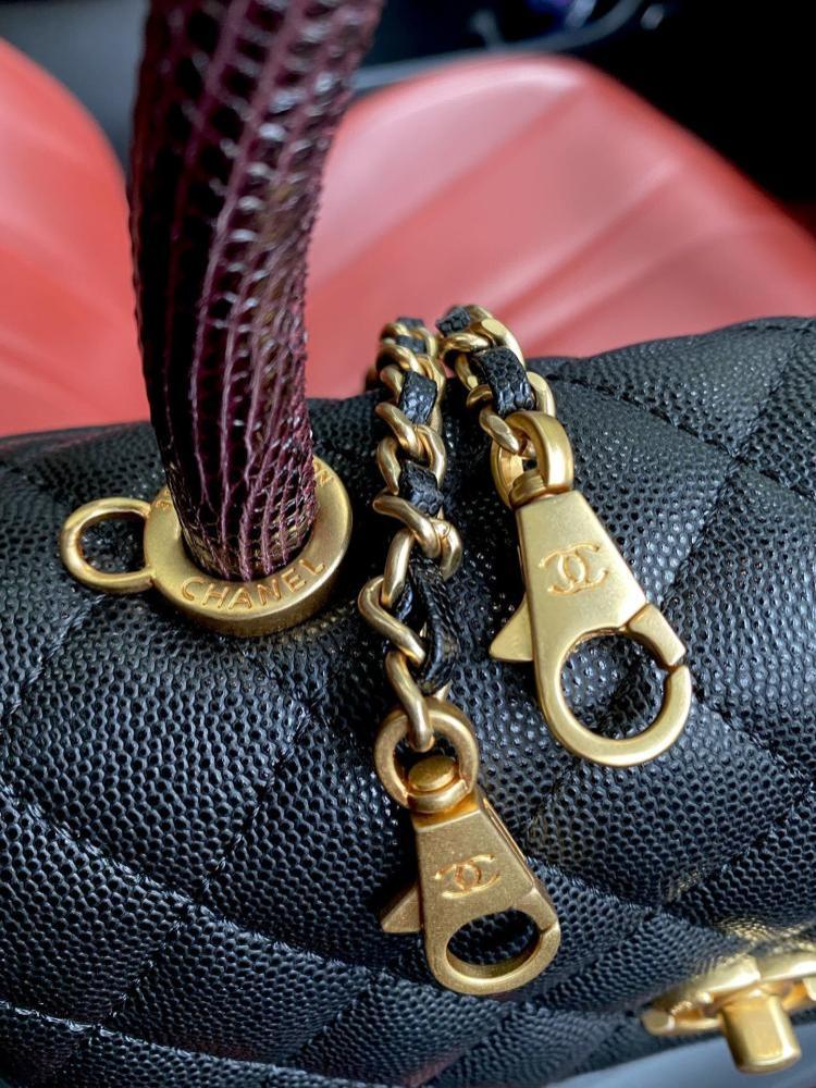 Leather Top Handle Bag