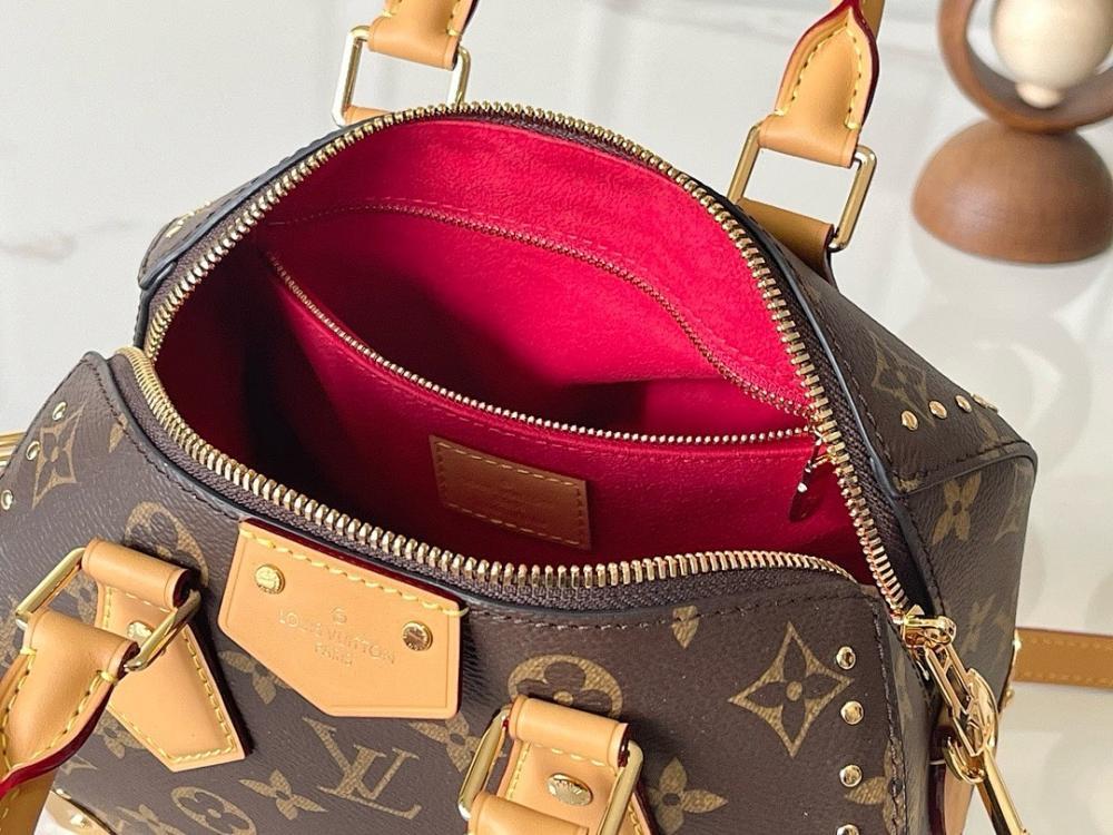 Modern Black Monogram Leather Crossbody Bag