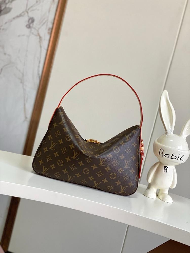 Modern Italian-Inspired Monogram Calfskin Top Handle Bag