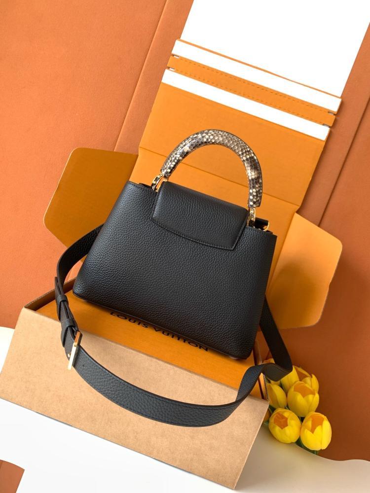 Calfskin Top Handle Bag