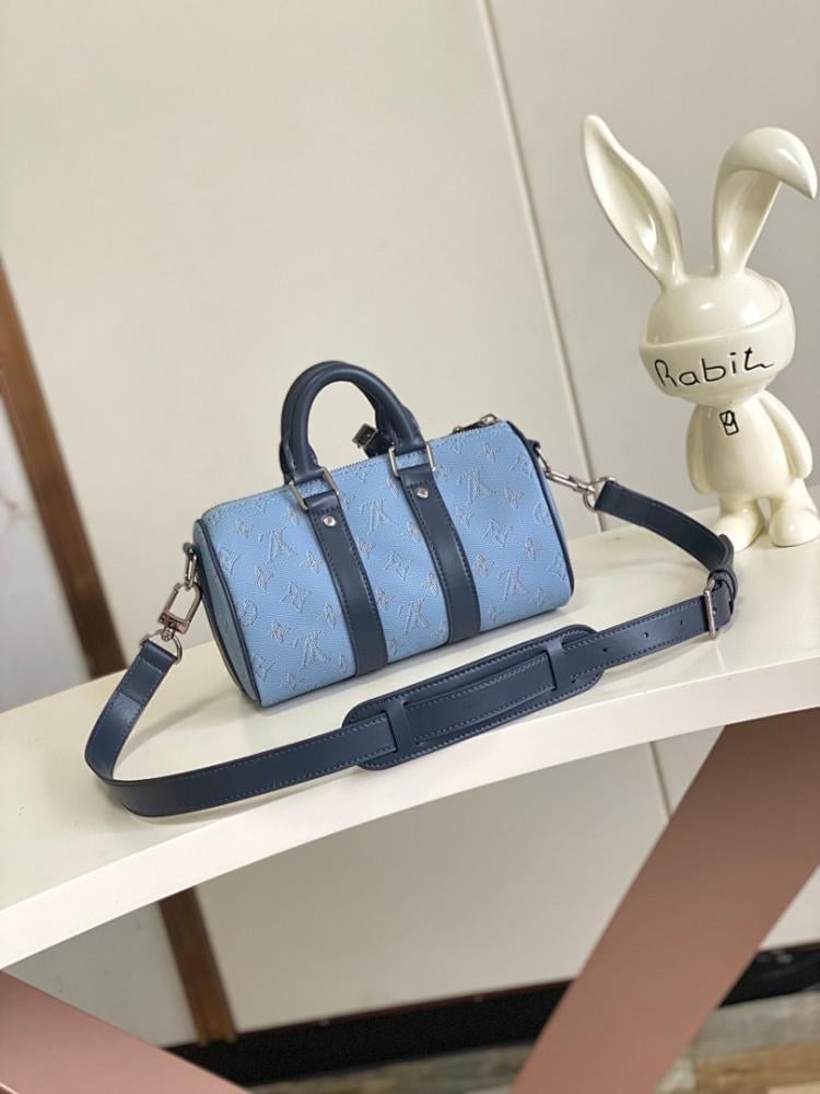 Italian-Inspired Elegant Monogram Leather Shoulder Bag