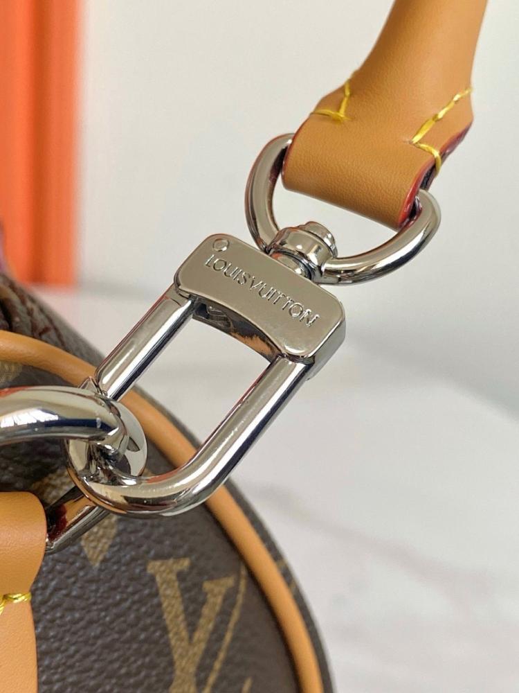 Stylish Refined Monogram Leather Shoulder Bag