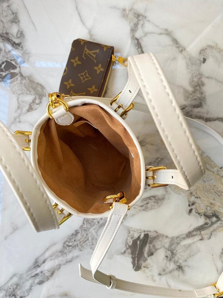 Modern Leather Bucket Bag