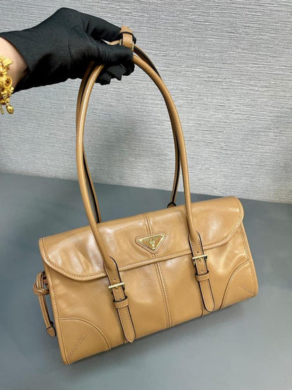 Classic Leather Top Handle Bag