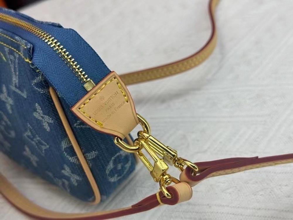 Luxury Elegant Blue Denim Bag