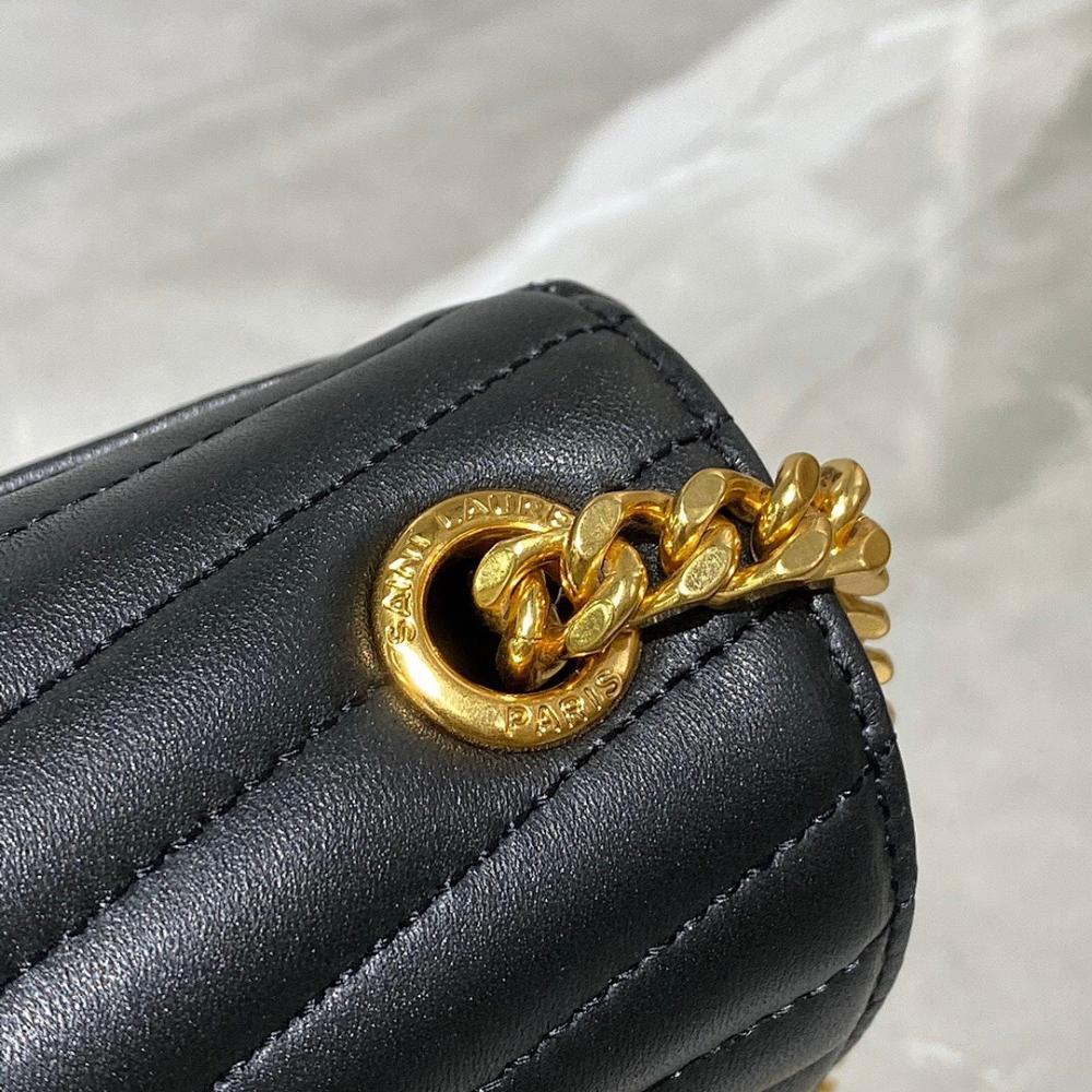 Modern Refined Embroidered Lambskin Crossbody Bag