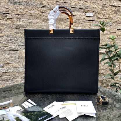 Arco Leather Top Handle Bag
