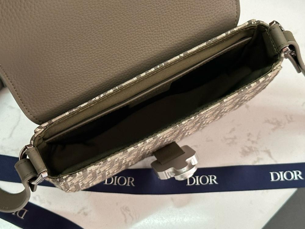 Saddle Printed Leather Shoulder Bag