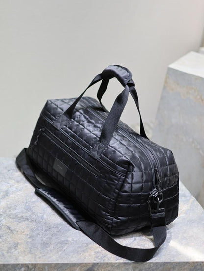 Luxury Elegant Quilted Nylon Travel Bag