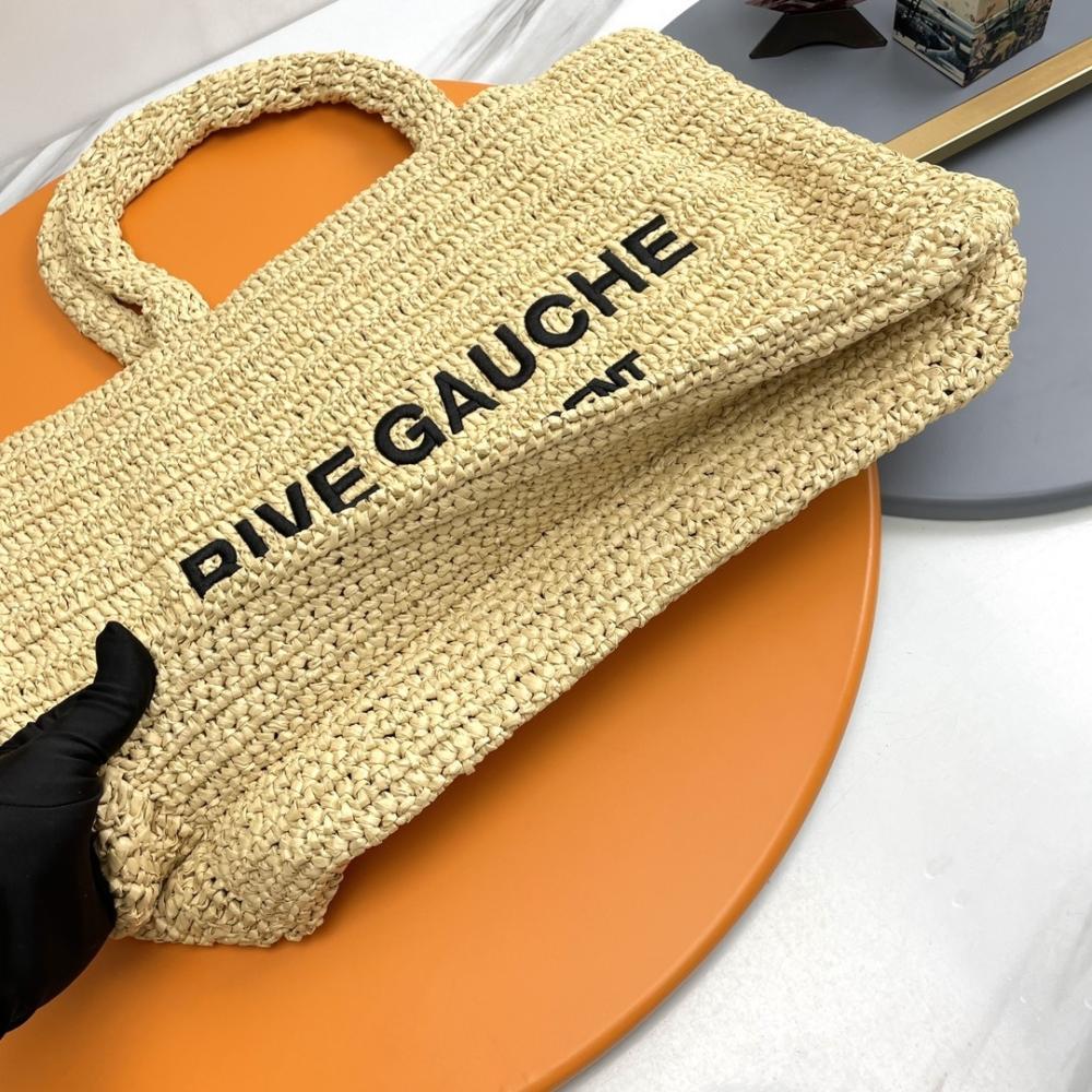 Woven Straw Tote Bag