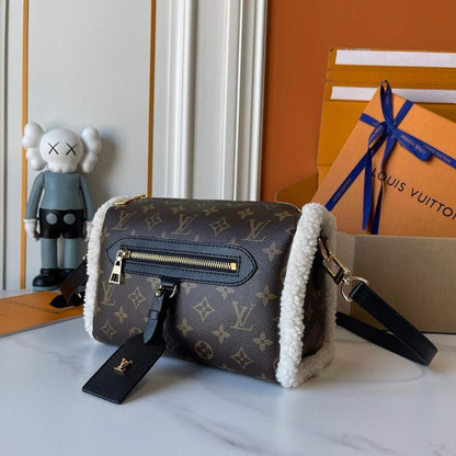 Classic Modern Monogram Lambskin Shoulder Bag