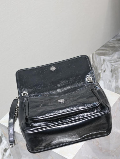 Leather Top Handle Bag