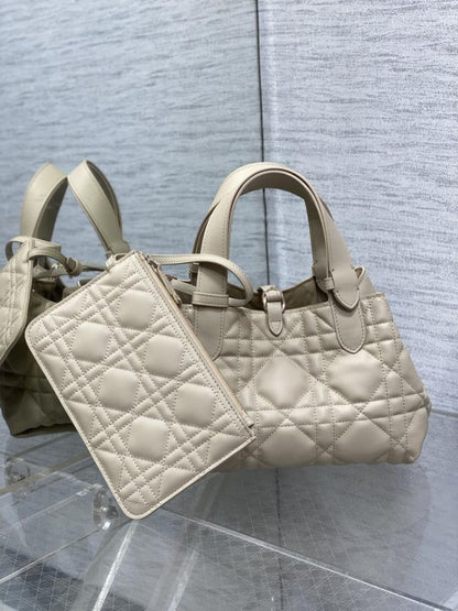 Calfskin Top Handle Bag