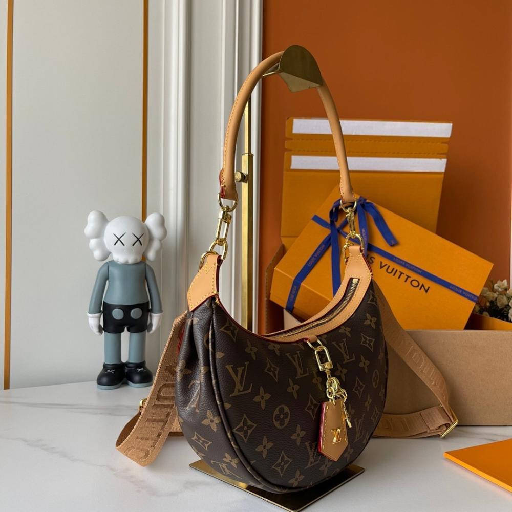 Stylish Refined Monogram Canvas Shoulder Bag