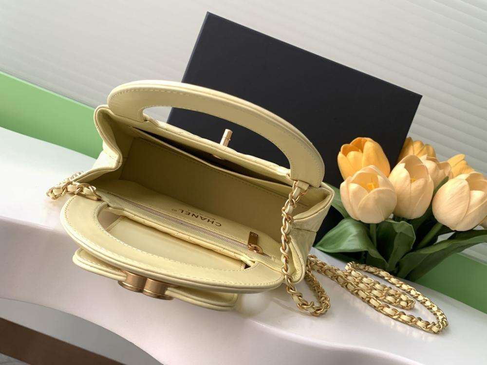 Classic Leather Top Handle Bag
