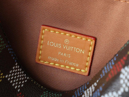 Modern Stylish Monogram Leather Shoulder Bag