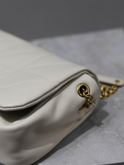 Modern Elegant Lambskin Top Handle Bag