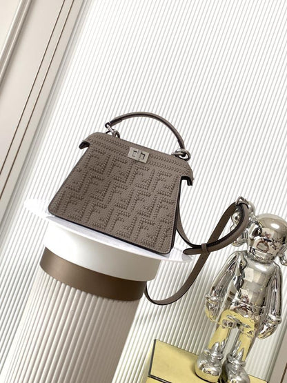 Calfskin Top Handle Bag