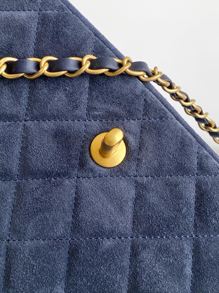 Classic Gold Leather Top Handle Bag