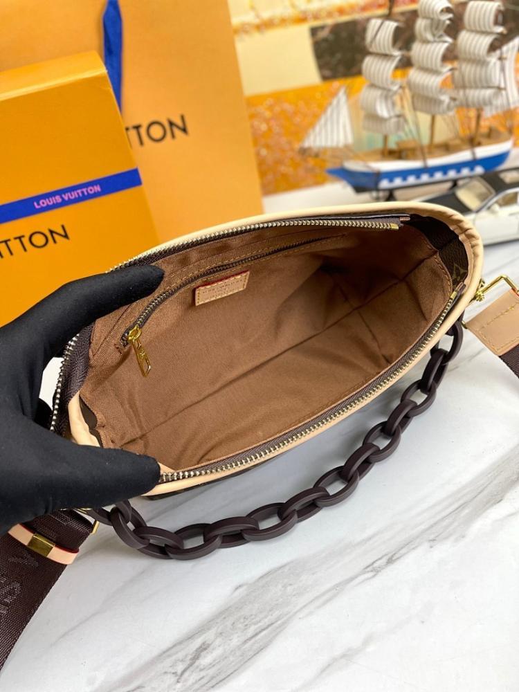 Modern Refined Monogram Leather Top Handle Bag