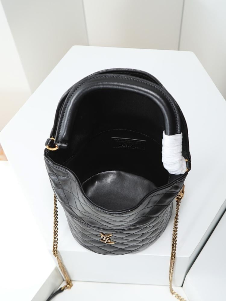 Modern Stylish Embroidered Bucket Bag