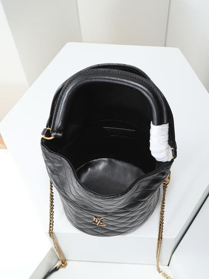 Modern Stylish Embroidered Bucket Bag