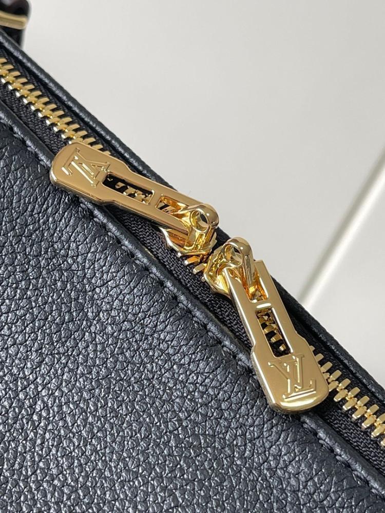 Modern Elegant Monogram Calfskin Top Handle Bag