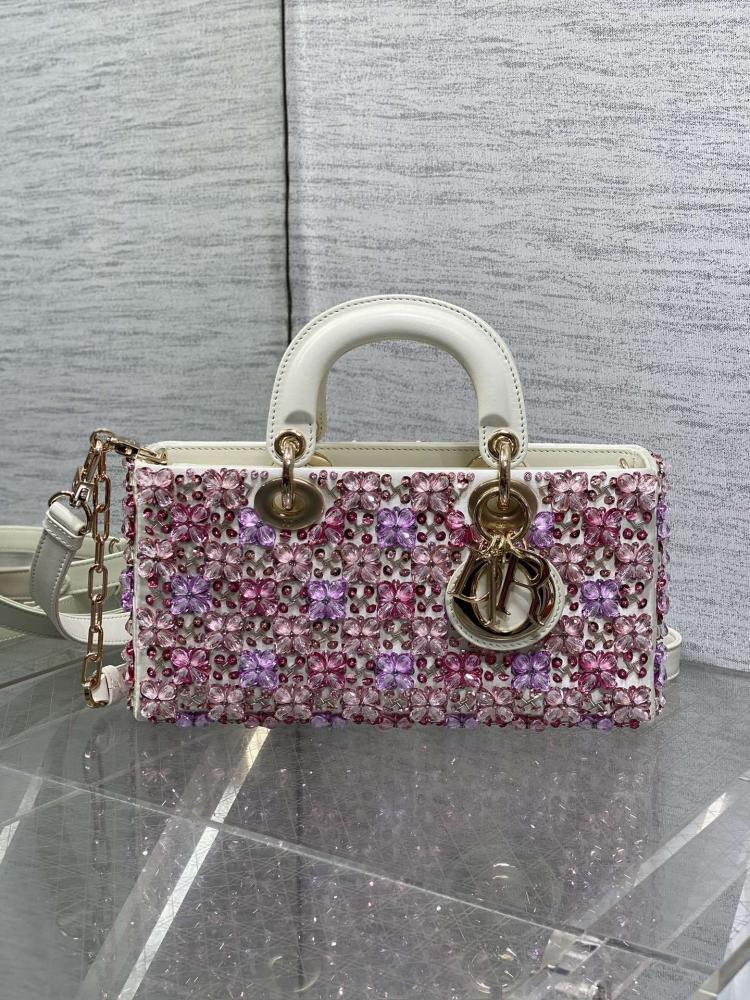 Embroidered Top Handle Bag